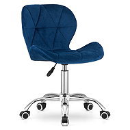 Textilomanie Office chair Avola Velvet, blue - Office Chair