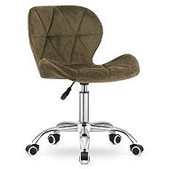 Textilomanie Office chair Avola Velvet, brown - Office Chair