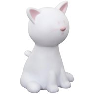 TEXTILOMANIA LED light Catty 19 cm, white - Night Light