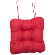 TEXTILOMANIE Soft red seat cushion - Pillow Seat
