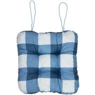 TEXTILOMANIE Soft Davos blue seat cushion - Pillow Seat