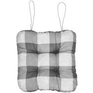 TEXTILOMANIE Soft Davos grey cushion - Pillow Seat