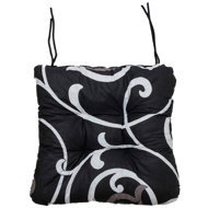 TEXTILOMANIE Sofa cushion Soft Orient black - Pillow Seat