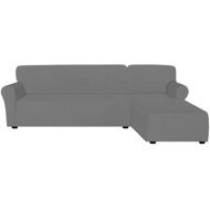 TEXTILOMANIE Tension cover for Mondo corner sofa, grey - Cover