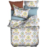 TEXTILOMANIA Microfiber bed linen BUTTERFLY cream 2 pcs 80 × 80 cm / 200 × 200 cm - Bed Linen