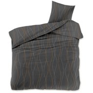 TEXTILOMANIE CORVIN brown microfiber sheets 2 pcs 70 × 80 cm / 160 × 200 cm - Bed Linen