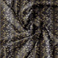 TEXTILOMANIE GOLDURA dark grey microfiber bed linen 70 × 80 cm / 140 × 200 cm - Bed Linen