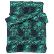TEXTILOMANIE Microfiber bed linen NOBLASO turquoise 70 × 80 cm / 140 × 200 cm - Bed Linen