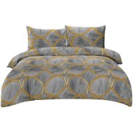 TEXTILOMANIE Microfiber bed linen RYNETH grey 70 × 80 cm / 140 × 200 cm - Bed Linen
