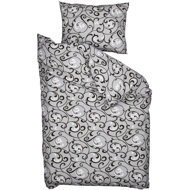 TEXTILOMANIA Cotton bed linen Orient grey, buttoned - Bed Linen