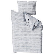 TEXTILOMANIE Cotton bed linen SOBI A STROMKY white 70 × 90 cm / 140 × 220 cm - Bed Linen