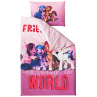 TEXTILOMANIA Baby bedding MY LITTLE PONY FRIENDSHIP pink - Bed Linen