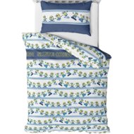 TEXTILOMANIE Children's cotton bed linen MIMONI SKATE CREW blue 60 × 70 cm / 140 × 200 cm - Bed Linen