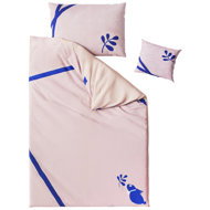 TEXTILOMANIE Microfiber bed linen LAMPANG pink 140 × 200 cm + pillowcase - Bed Linen