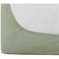 TEXTILOMANIE Jersey light green 90 × 200 cm - Bedsheet