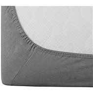 TEXTILOMANIE Jersey light grey 90 × 200 cm - Bedsheet