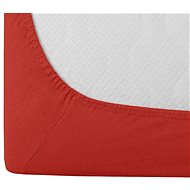 TEXTILOMANIE Jersey red 90 × 200 cm - Bedsheet