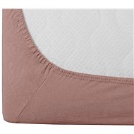TEXTILOMANIE Jersey apricot 90 × 200 cm - Bedsheet