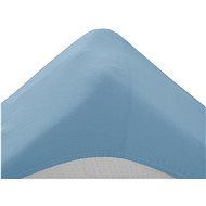 TEXTILOMANIE Jersey do dětské postýlky světle modré 70 × 140 cm - Bedsheet