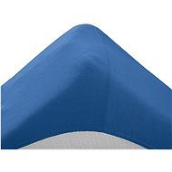 TEXTILOMANIE Crib Jersey dark blue 70 × 140 cm - Bedsheet