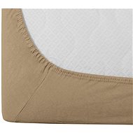 TEXTILOMANIE Jersey EXCLUSIVE beige 90 × 200 cm - Bedsheet