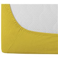TEXTILOMANIE Jersey EXCLUSIVE yellow 90 × 200 cm - Bedsheet