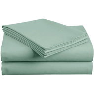 TEXTILOMANIE Cotton sheet 140 × 240 cm, mint - Bedsheet