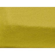 TEXTILOMANIE Jersey crib sheet yellow 70 × 140 cm - Bedsheet