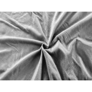 TEXTILOMANIE Sheet microfleece Nolvia 90 × 200 cm light grey - Bedsheet