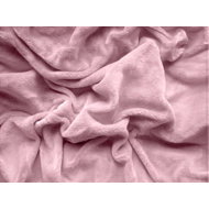 TEXTILOMANIE Soft microfleece sheet 90 × 200 cm pink - Bedsheet