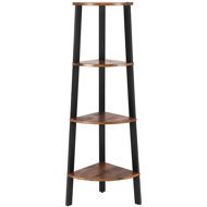 TEXTILOMANIE Taylor Corner shelf 4 shelves, 125 × 34 cm - Shelving Unit