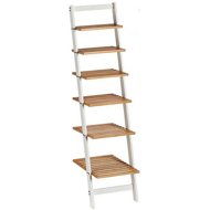 TEXTILOMANIA White Bamboo Bamboo White - Shelving Unit