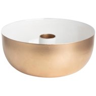 TEXTILOMANIA Gold metal candlestick Gusta - Candlestick