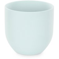 TEXTILOMANIA Ceramic candle holder Shire, light blue - Candlestick