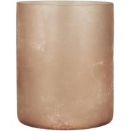 TEXTILOMANIA Pink glass candle holder Unique - Candlestick