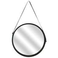 TEXTILOMANIA Nahad round, black, 40 cm - Mirror