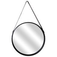 TEXTILOMANIA Nahad round, black, 50 cm - Mirror