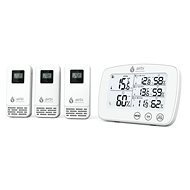 Airbi TRIO - Digital Thermometer and Hygrometer With 3 Wireless Sensors - Weather Station