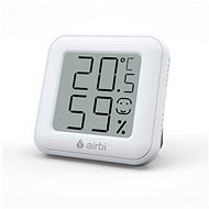 Airbi SMILE – Pokojový teploměr a vlhkoměr – bílý - Digital Thermometer