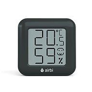 Airbi SMILE – Pokojový teploměr a vlhkoměr – černý - Digital Thermometer