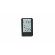 Airbi FRAME - Szobahőmérő és páratartalom-mérő órával - fekete - Digitális hőmérő