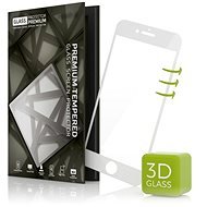Tempered Glass Protector pre iPhone 6/6S - 3D GLASS, biele - Ochranné sklo