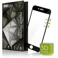 Tempered Glass Screen Protector 3D für iPhone 7, Schwarz - Schutzglas