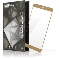 Tempered Glass Protector rámčekové pre Samsung Galaxy A3 (2017) Zlaté - Ochranné sklo