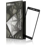 Tempered Glass Protector Sony Xperia XZ2 Compact készülékhez, keretes - fekete - Üvegfólia