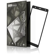 Tempered Glass Protector Sony Xperia XZ2 készülékhez, keretes - fekete - Üvegfólia