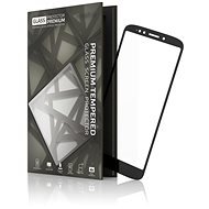 Tempered Glass Protector Moto E5 készülékhez, keretes - fekete - Üvegfólia