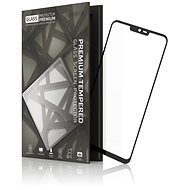 Tempered Glass Protector LG G7 készülékhez, keretes - fekete - Üvegfólia