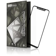 Tempered Glass Protector Frame for Xiaomi Mi 8 Black - Glass Screen Protector