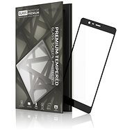 Tempered Glass Protector Nokia 5.1 készülékhez, keretes - fekete - Üvegfólia